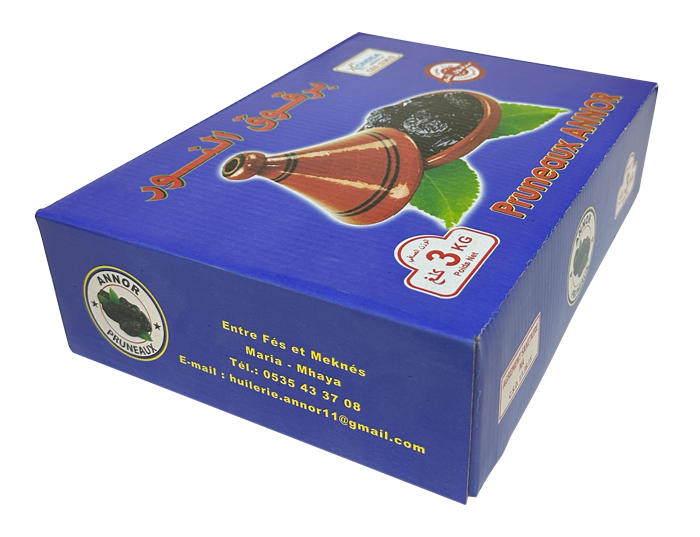 Pruneaux Secs - Calibre G1 3Kg - ANNOR